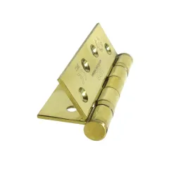 Zawias do drzwi 102x76mm stal nierdzewna INOX złoty połysk splatany 2szt.