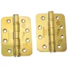 Zawias do drzwi 102x76mm stal nierdzewna INOX PVD złoty połysk splatany 2szt.
