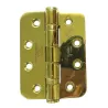 Zawias do drzwi 102x76mm stal nierdzewna INOX PVD złoty połysk splatany 2szt.