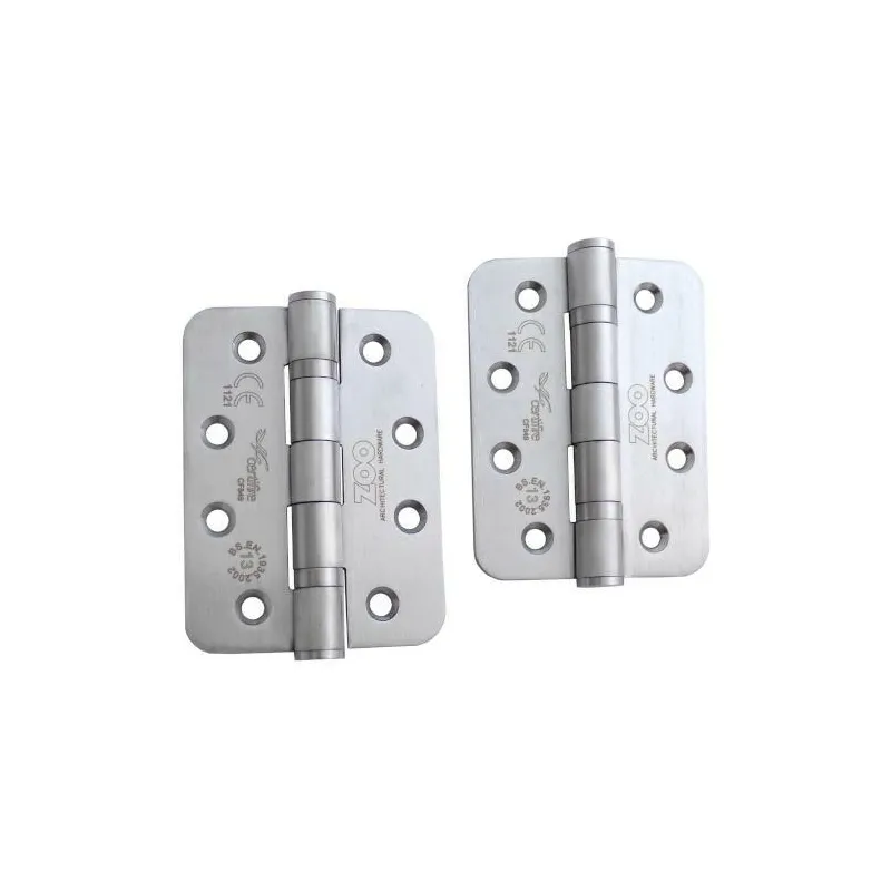 Zawias do drzwi 102x76mm stal nierdzewna INOX 2szt mod. ZHSS243