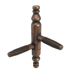 Zawias wkręcany ozdobny 13x87mm barok brązowy AGB mod. 131