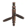 Zawias wkręcany ozdobny 13x87mm barok brązowy AGB mod. 131