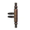Zawias wkręcany ozdobny 13x87mm barok brązowy AGB mod. 131