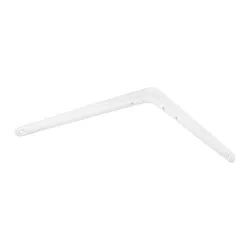 Wspornik półki stalowy biały 350x300mm mod. 6