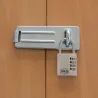 Kłódka szyfrowa 35mm aluminiowa srebrna combi mod.75 DIS