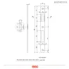 Zaczep SICURREZA F22/238/3 mos