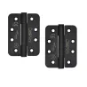 Zawias drzwiowy 102x76x3 czarny splatany 2szt. mod. VHC243R