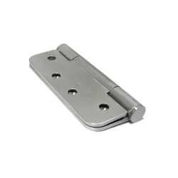 Zawias do drzwi 102x76mm stal nierdzewna INOX chrom satyna splatany 2szt.