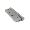 Zawias do drzwi 102x76mm stal nierdzewna INOX chrom satyna splatany 2szt.