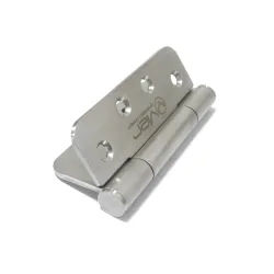 Zawias do drzwi 102x76mm stal nierdzewna INOX chrom satyna splatany 2szt.