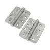 Zawias do drzwi 102x76mm stal nierdzewna INOX chrom satyna splatany 2szt.