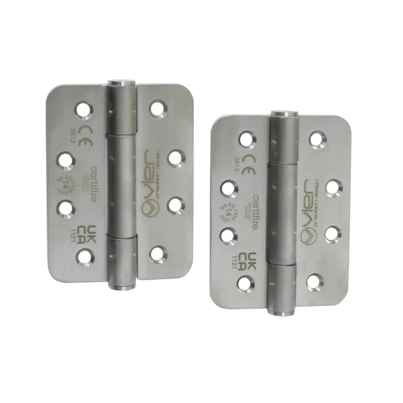 Zawias do drzwi 102x76mm stal nierdzewna INOX chrom satyna splatany 2szt.