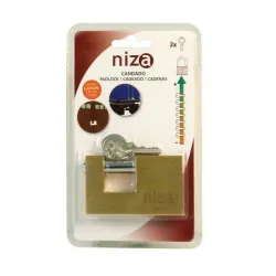 Kłódka trzpieniowa 90mm mosiężna mod.200