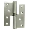 Zawias do drzwi 100x86mm stal nierdzewna INOX samozamykający LEWY (pl) mod. 428