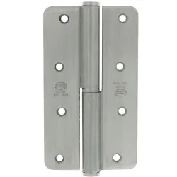 Zawias do drzwi 140x80mm stal nierdzewna INOX LEWY (pl) mod. 429