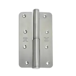 Zawias do drzwi 140x80mm stal nierdzewna INOX PRAWY (pl) mod. 429