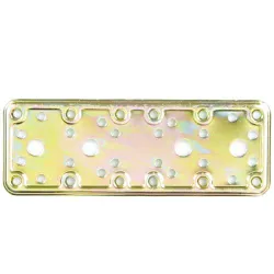 Łącznik płaski 185x65mm żółty ocynk mod.501 do konstrukcji drewnianych