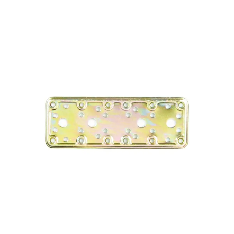 Łącznik płaski 185x65mm żółty ocynk mod.501 do konstrukcji drewnianych