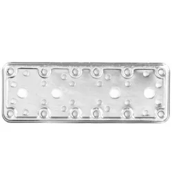 Łącznik płaski 185x65mm cynkowany mod.501 płytka perforowana