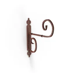 Wspornik półki stalowy miedź młotkowana 210x245mm RICCIOLO 21