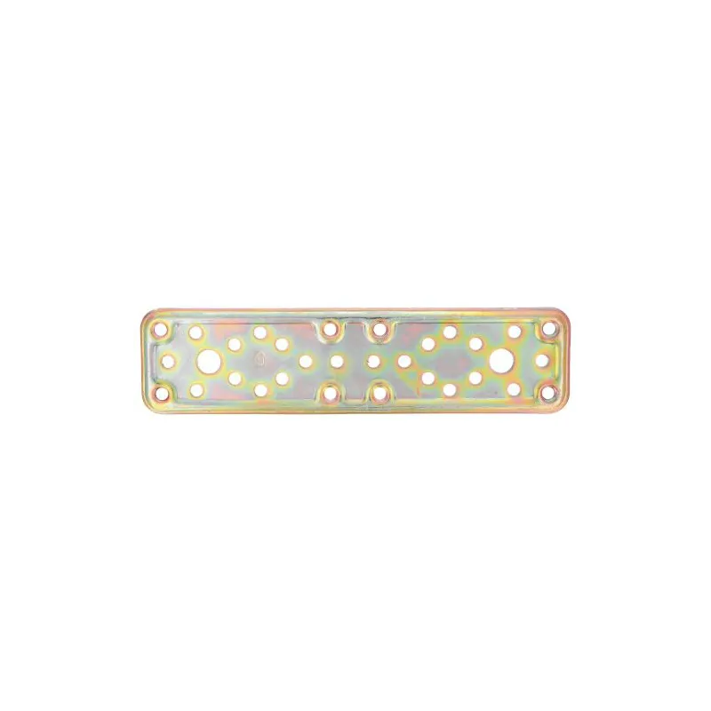 Łącznik płaski stalowy 200x50mm żółty ocynk mod.500 do konstrukcji drewnianych