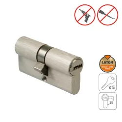 Wkładka 9850-80 30/50 mosiądz chrom mat