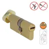 Wkładka drzwiowa 70mm z gałką G40/30 mosiądz mod. 9850
