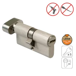 Wkładka z gałką 70mm G35/35  chrom matmod. 9850