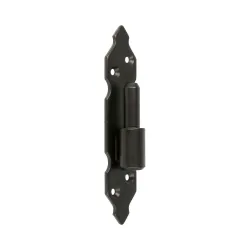 Trzpień zawiasu fi.14mm odsunięcie 16mm ozdobny czarny 170x35mm mod.8030