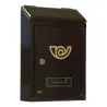 Skrzynka na listy 295x210x62mm mod.2 MINI czarna matowa