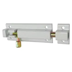 Zasuwka aluminiowa 80x30mm biała mod. 500