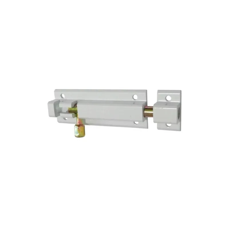 Zasuwka aluminiowa 80x30mm biała mod. 500