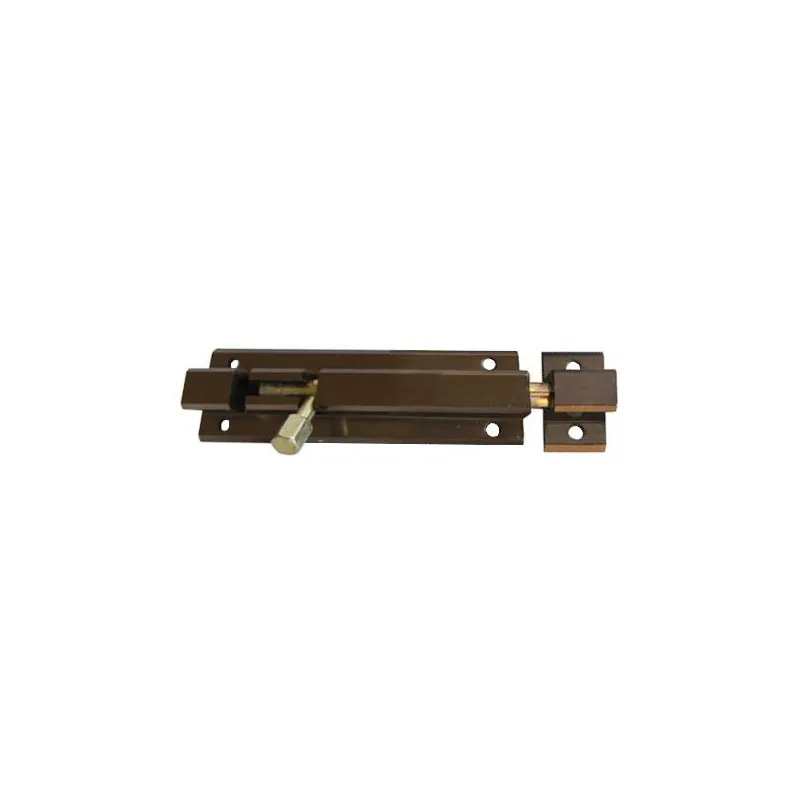 Zasuwka aluminiowa 80x30mm brązowa mod. 500