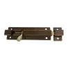Zasuwka aluminiowa 80x30mm brązowa mod. 500