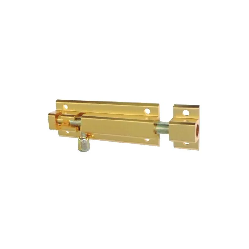 Zasuwka aluminiowa 80x30mm złota mod. 500