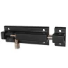 Zasuwka aluminiowa 80x30mm czarna mod. 500