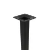 Noga meblowa 35cm kwadrat 25x25mm czarna mod. 3