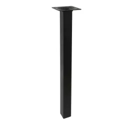Noga meblowa 35cm kwadrat 25x25mm czarna mod. 3