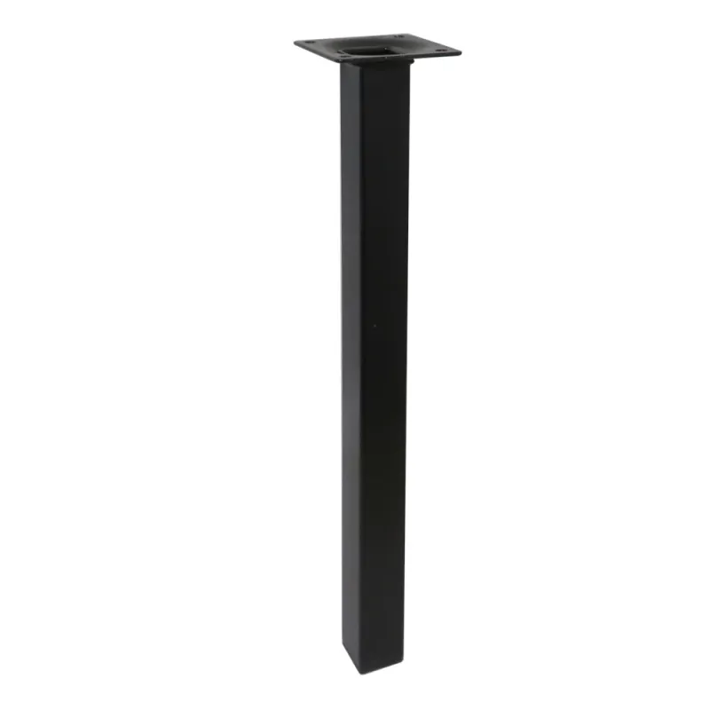 Noga meblowa 35cm kwadrat 25x25mm czarna mod. 3
