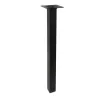 Noga meblowa 35cm kwadrat 25x25mm czarna mod. 3