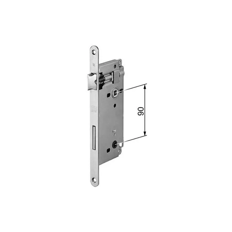 Zamek drzwiowy łazienkowy 90/50 chrom mat F22 PATENT GRANDE