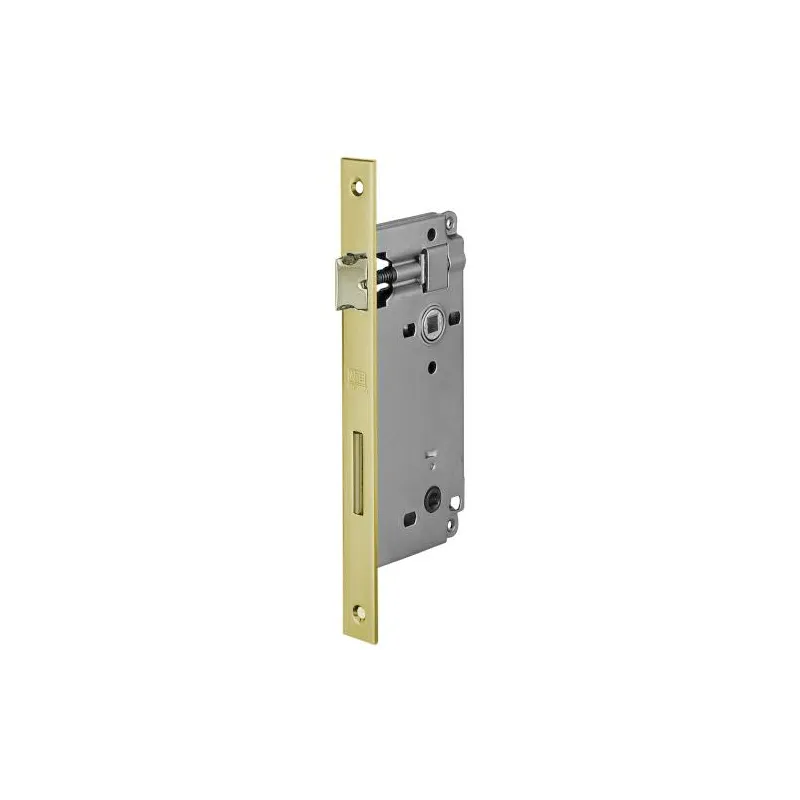 Zamek drzwiowy łazienkowy 90/50 mosiądzowany F22 prost. PATENT GRANDE