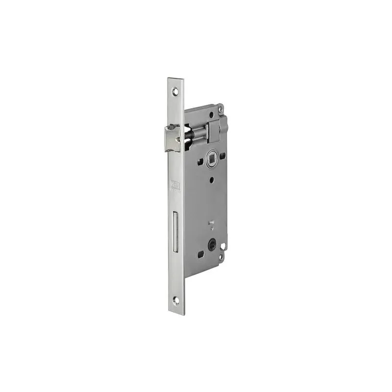Zamek drzwiowy łazienkowy 90/50 niklowany F22 prost. PATENT GRANDE
