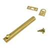 Zasuwka meblowa mosiężna 200x17mm mosiądz lakierowany mod. 600