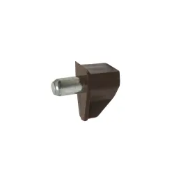 Podpórka do półki meblowej z bolcem/sztyftem fi.5mm brązowa mod. 161