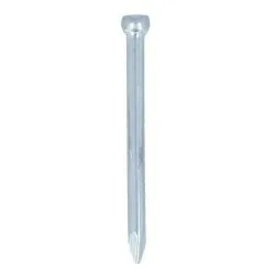 Gwoździe do betonu 2x40mm płaski łeb żelazny cynkowane 46 sztuk