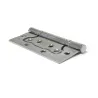 Zawias szczelinowy 100x76mm stal chrom mat 2szt. mod. BG1 EAN