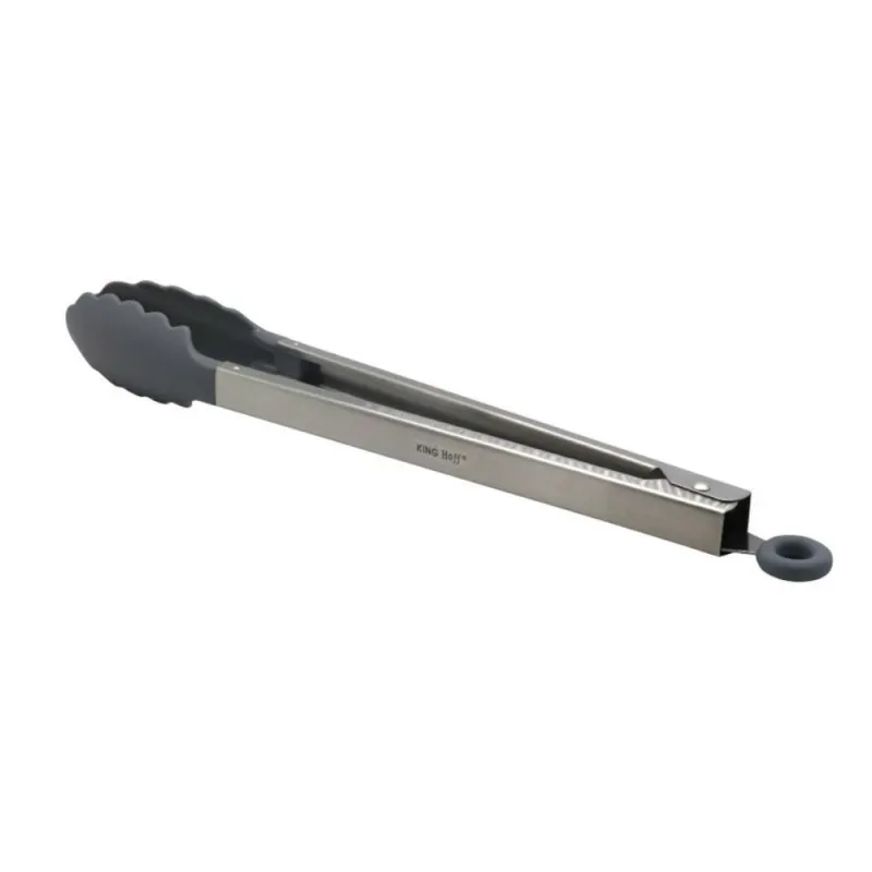 Szczypce kuchenne stal nierdzewna / nylon 34cm szare KINGHoff