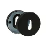 Szyld klucza rozeta okrągła 53mm INOX czarny mod.4RX
