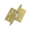Zawias 60x60mm mosiądz lakierowany rozłączny PRAWY (pl) mod. 1007